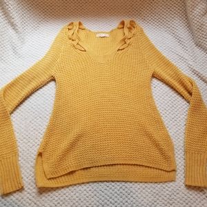 Yellow Knitted Sweater